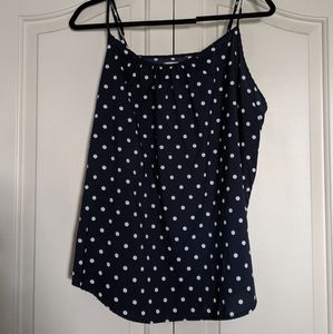 Faded Glory Polka Dot Tank Top
